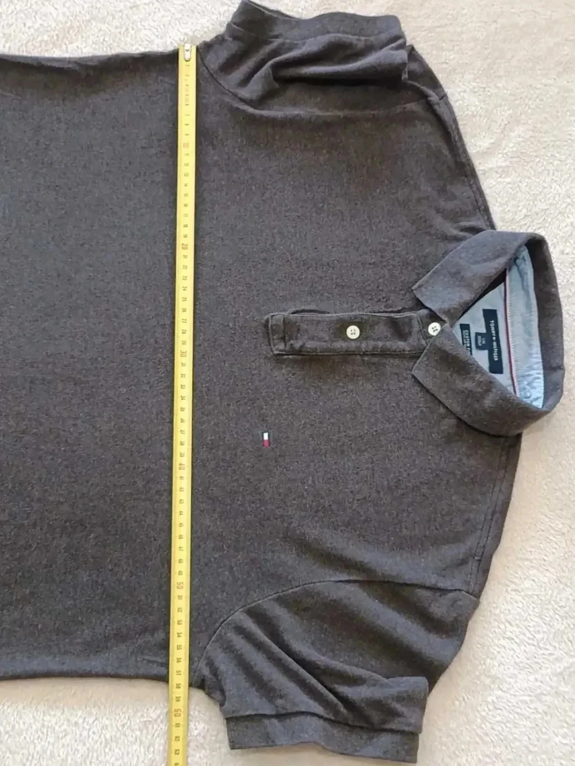 Polo Tommy Hilfiger marrom mescla Tamanho L – photo 14